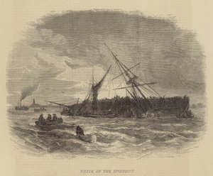 Wreck of the Spindrift by Walter William May